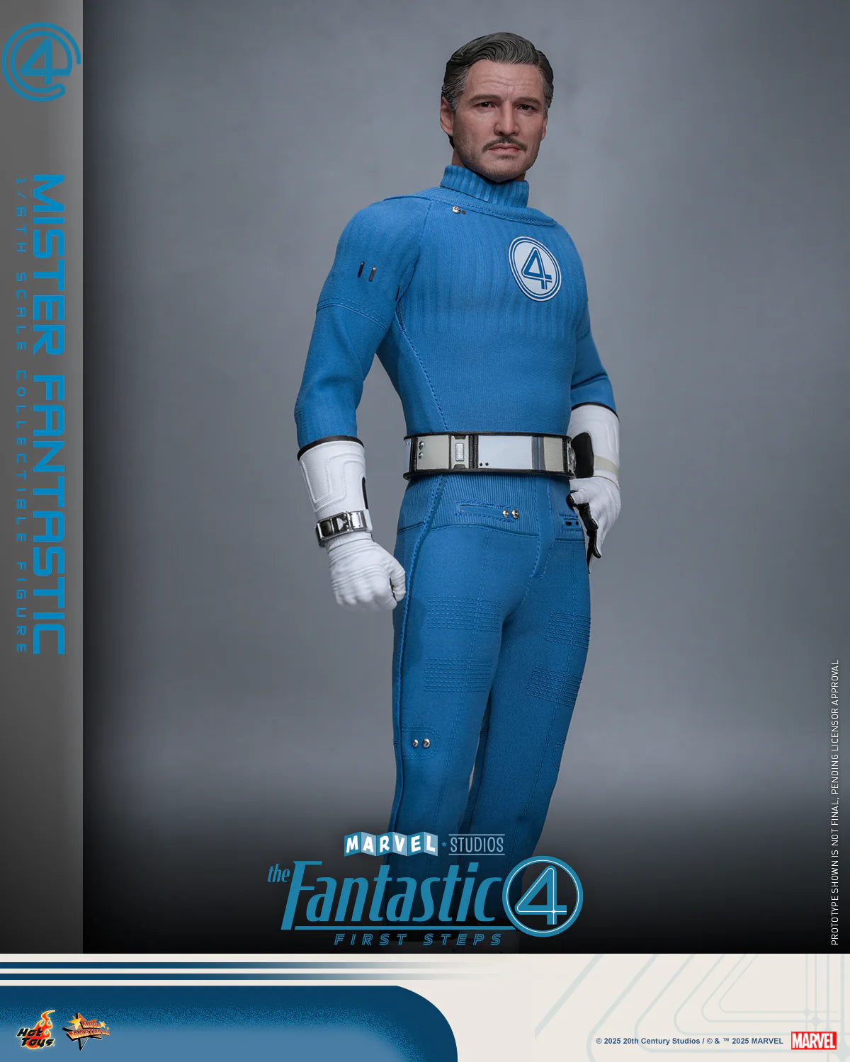 Marvel Hot Toys The Fantastic Four: First Steps Mr. Fantastic (Special Edition) MMS821B Licensed Action Figure