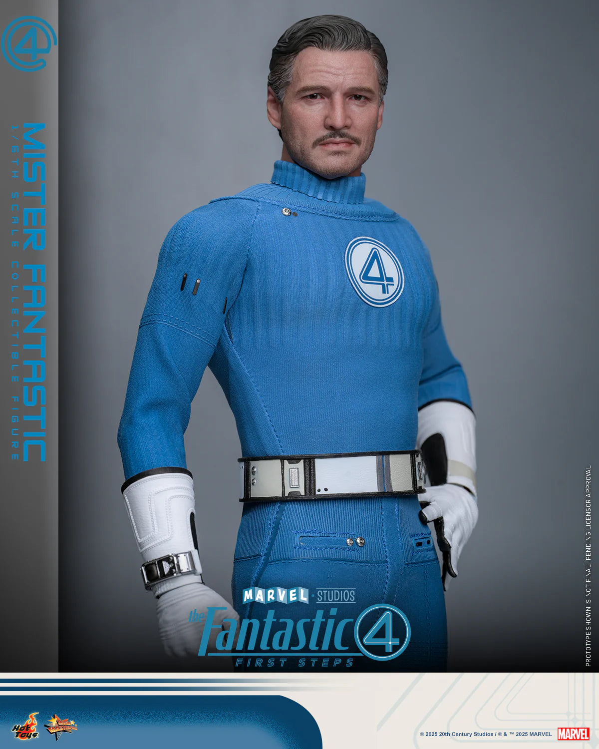 Marvel Hot Toys The Fantastic Four: First Steps Mr. Fantastic (Special Edition) MMS821B Licensed Action Figure