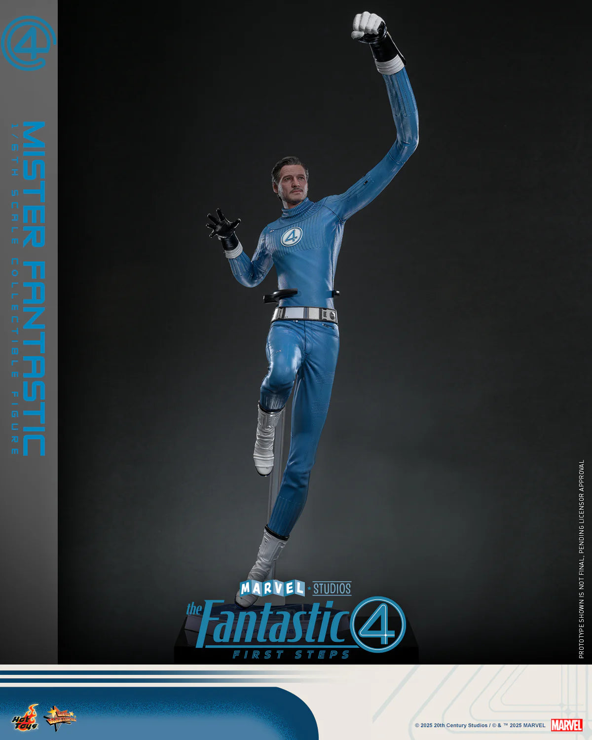 Marvel Hot Toys The Fantastic Four: First Steps Mr. Fantastic (Special Edition) MMS821B Licensed Action Figure