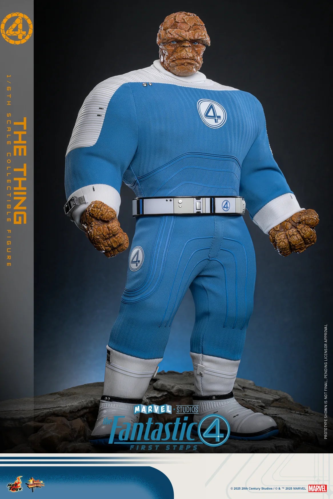 Marvel Hot Toys The Fantastic Four: First Steps The Thing (Special Edition) MMS813B Licensed Action Figure
