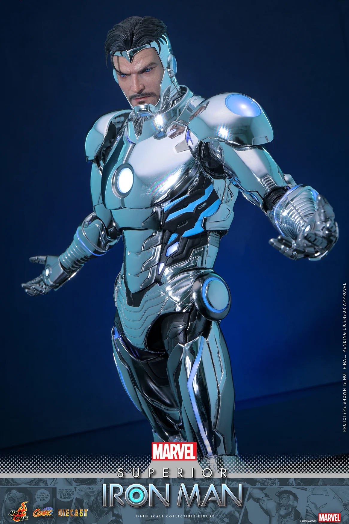 Marvel Hot Toys Ultimate Iron Man Tony Stark (Special Edition) CMS026D73B Licensed Action Figure