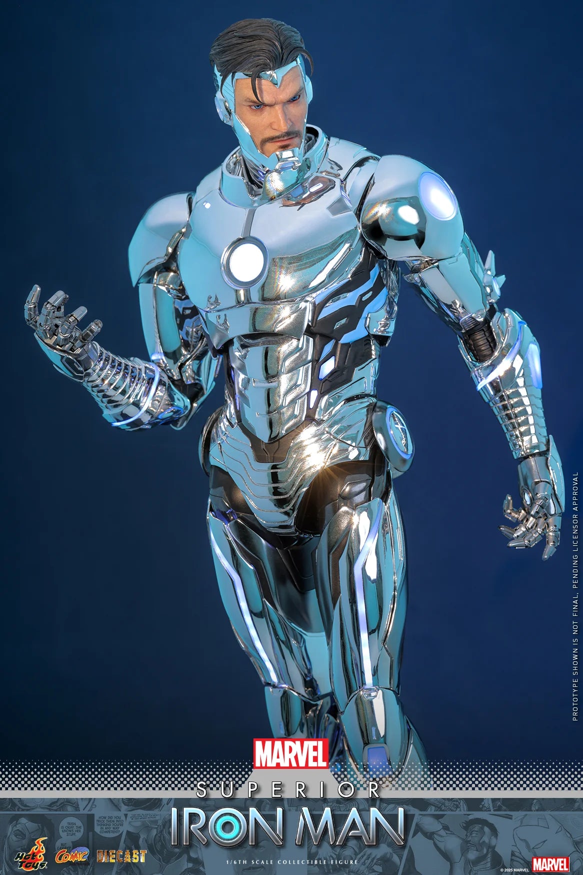 Marvel Hot Toys Ultimate Iron Man Tony Stark (Special Edition) CMS026D73B Licensed Action Figure