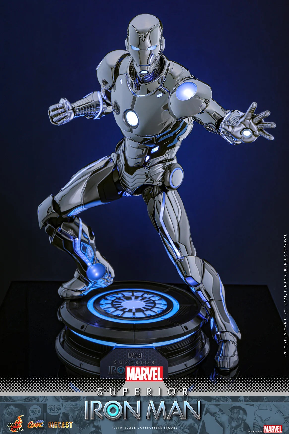 Marvel Hot Toys Ultimate Iron Man Tony Stark (Special Edition) CMS026D73B Licensed Action Figure