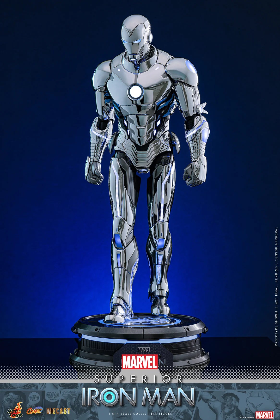 Marvel Hot Toys Ultimate Iron Man Tony Stark (Special Edition) CMS026D73B Licensed Action Figure