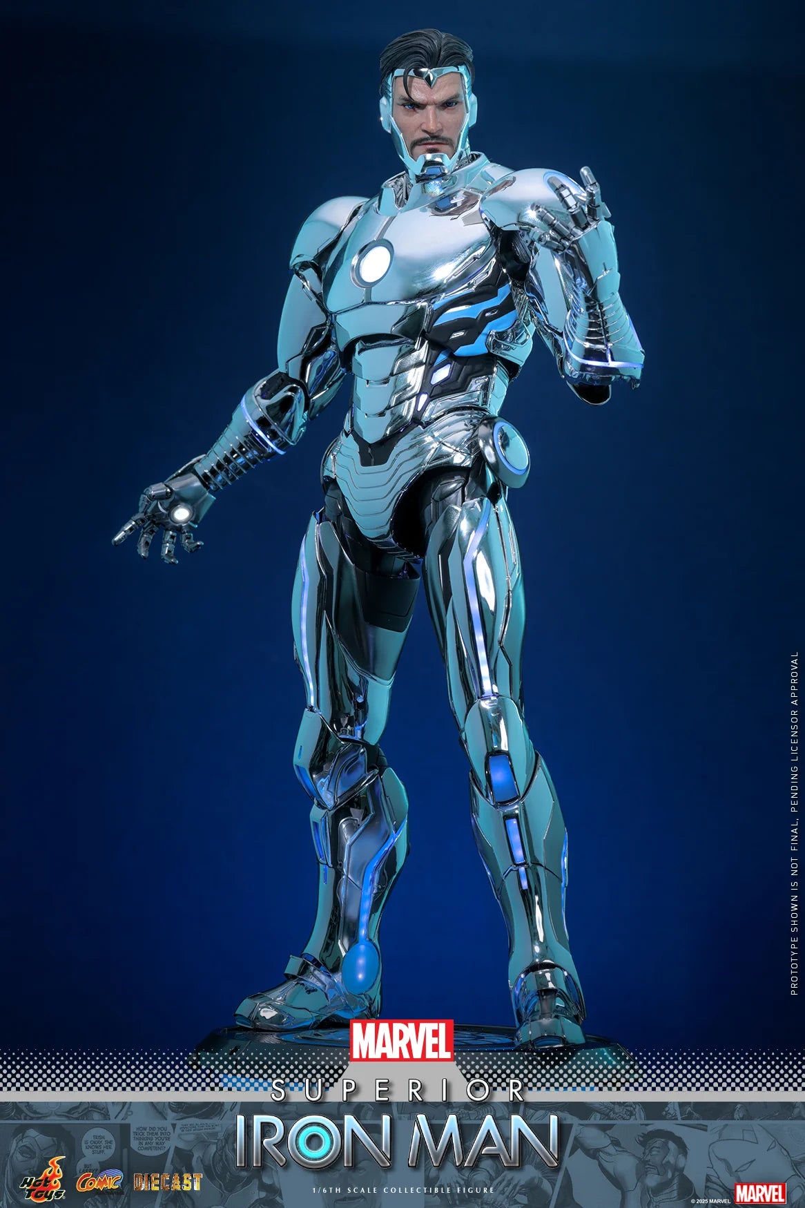 Marvel Hot Toys Ultimate Iron Man Tony Stark (Special Edition) CMS026D73B Licensed Action Figure