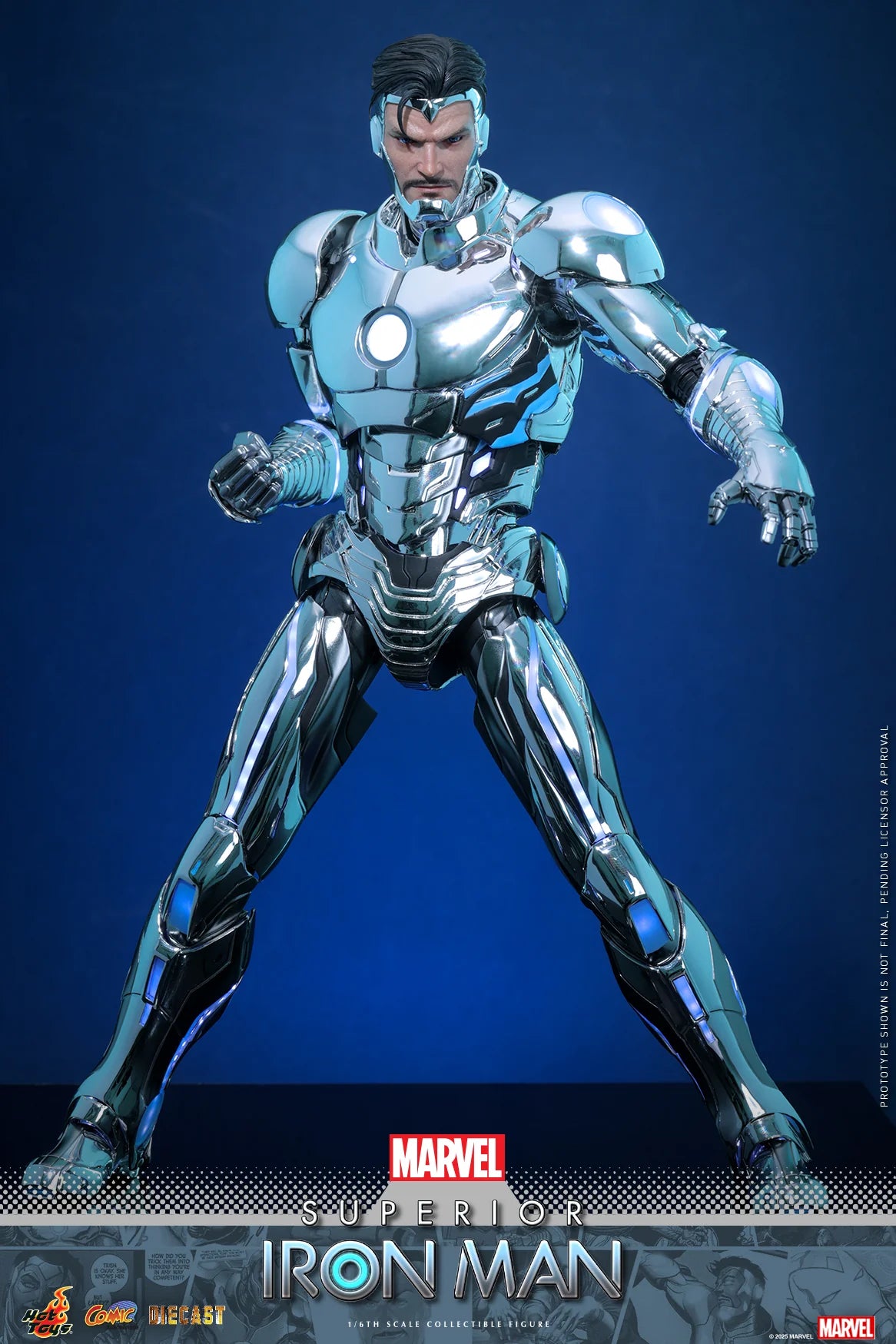 Marvel Hot Toys Ultimate Iron Man Tony Stark (Special Edition) CMS026D73B Licensed Action Figure