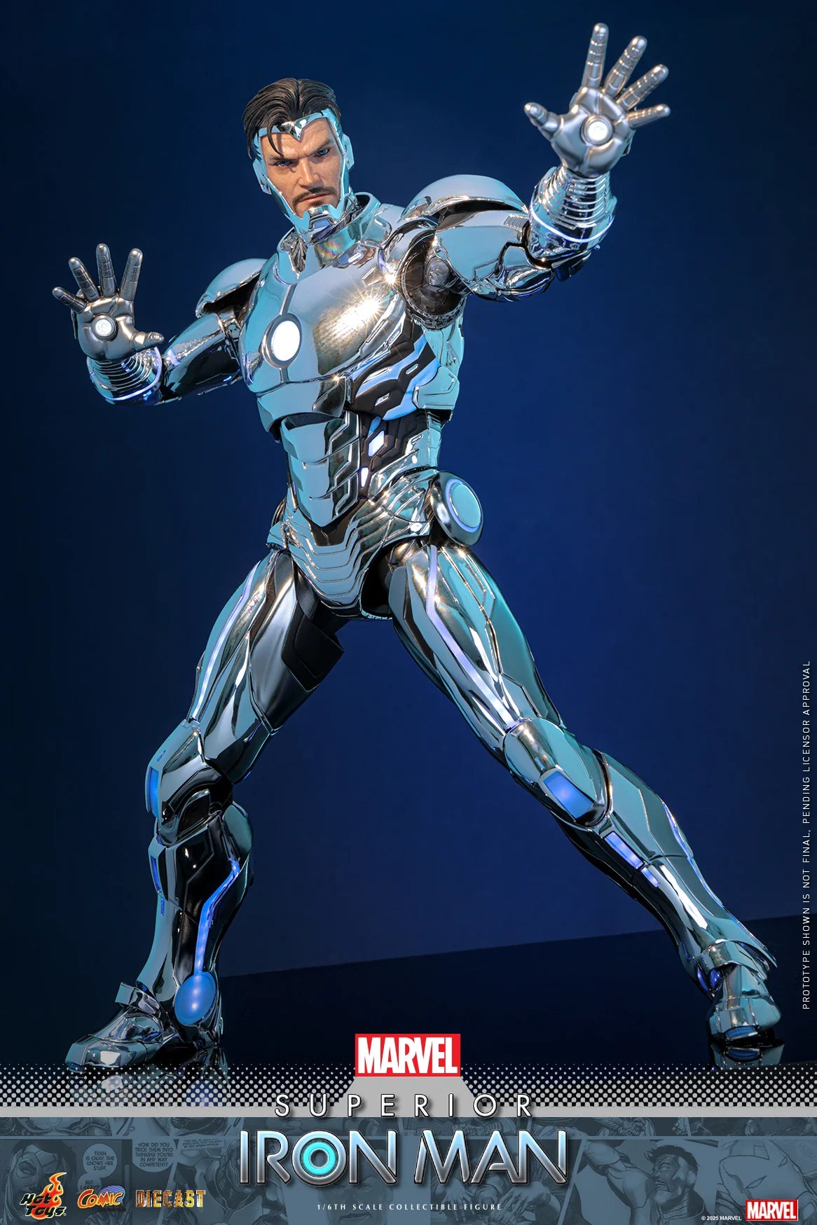 Marvel Hot Toys Ultimate Iron Man Tony Stark (Special Edition) CMS026D73B Licensed Action Figure