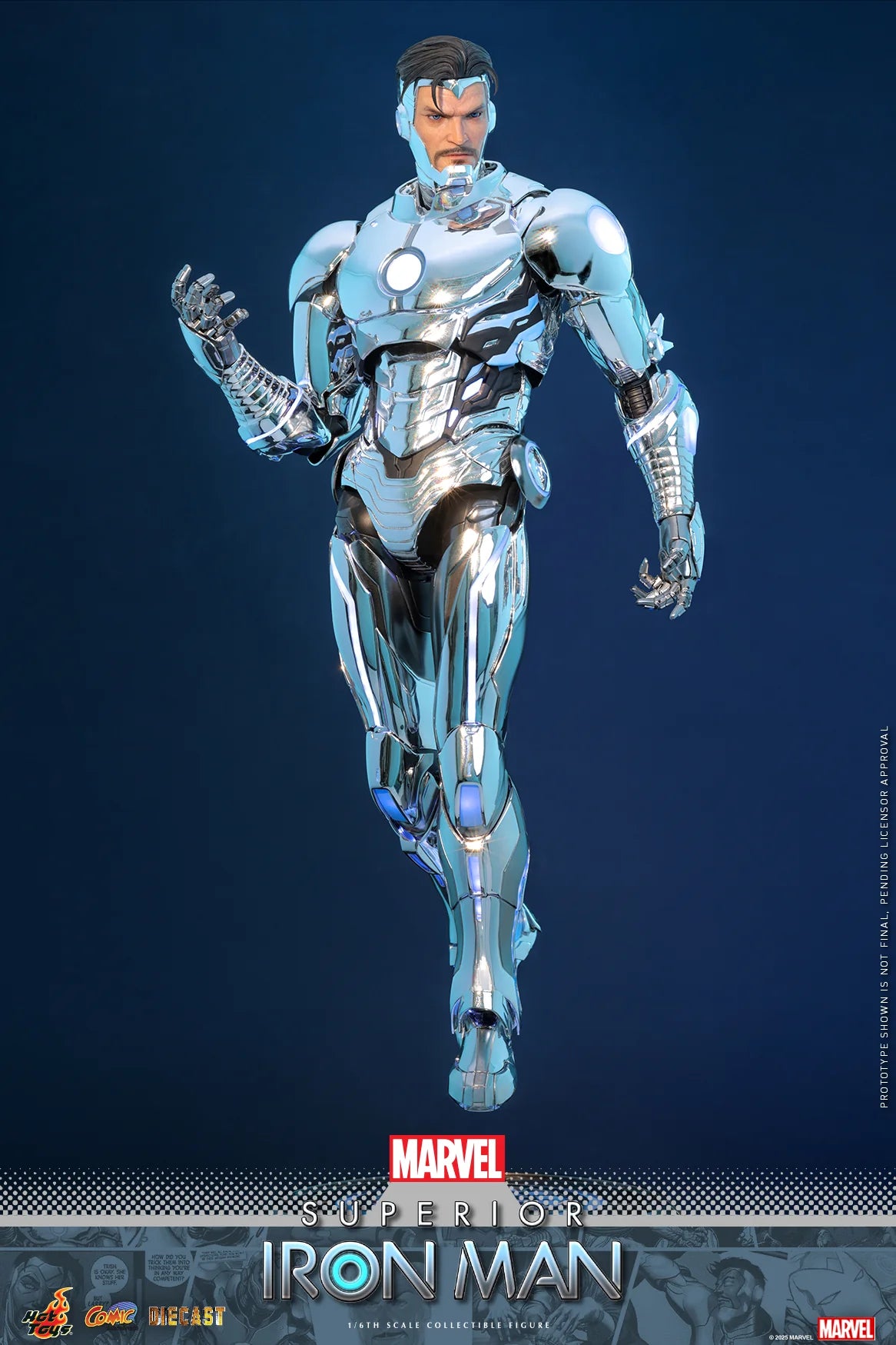 Marvel Hot Toys Ultimate Iron Man Tony Stark (Special Edition) CMS026D73B Licensed Action Figure