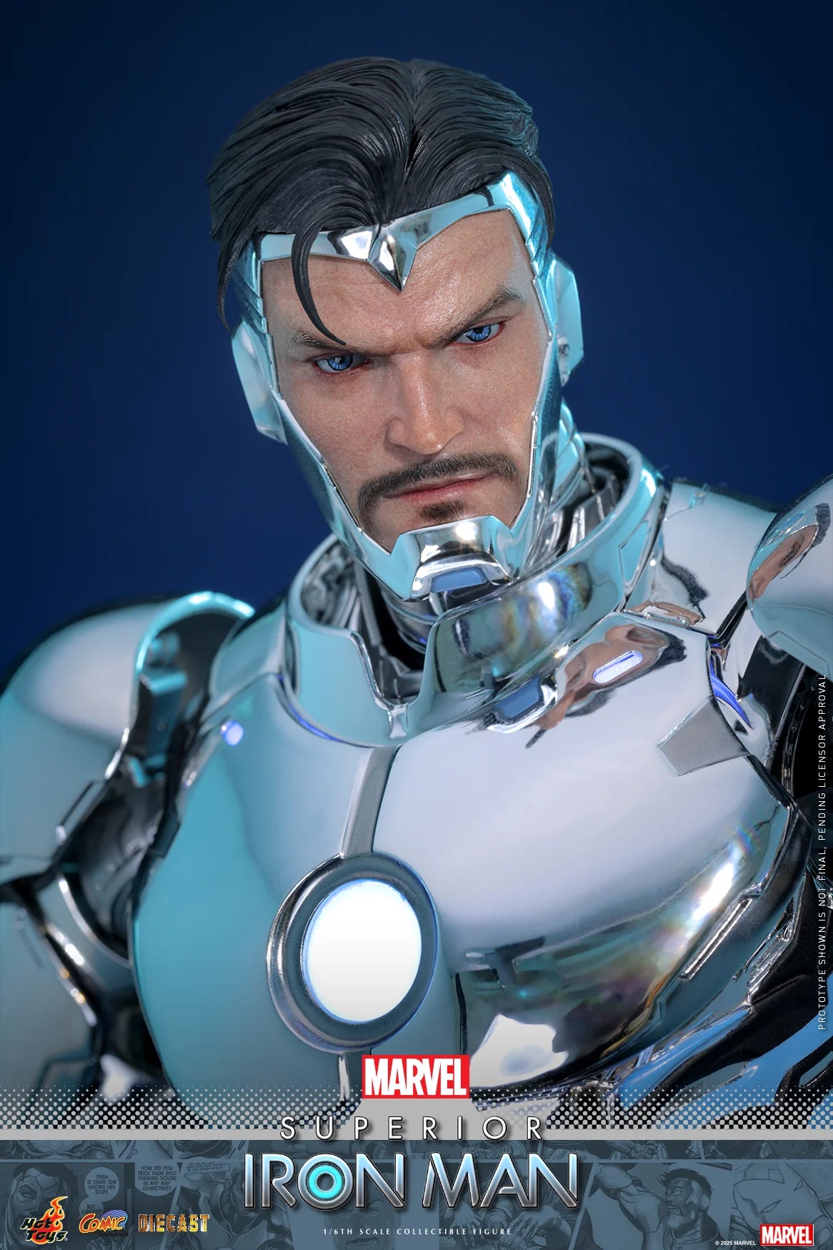 Marvel Hot Toys Ultimate Iron Man Tony Stark (Special Edition) CMS026D73B Licensed Action Figure