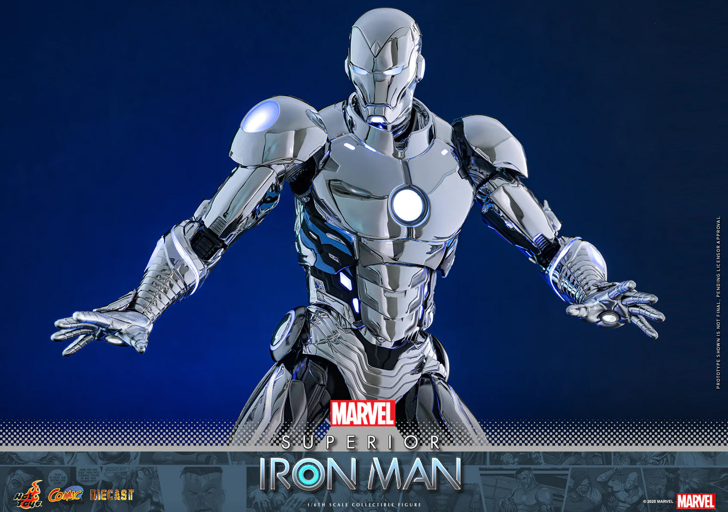 Marvel Hot Toys Ultimate Iron Man Tony Stark (Special Edition) CMS026D73B Licensed Action Figure