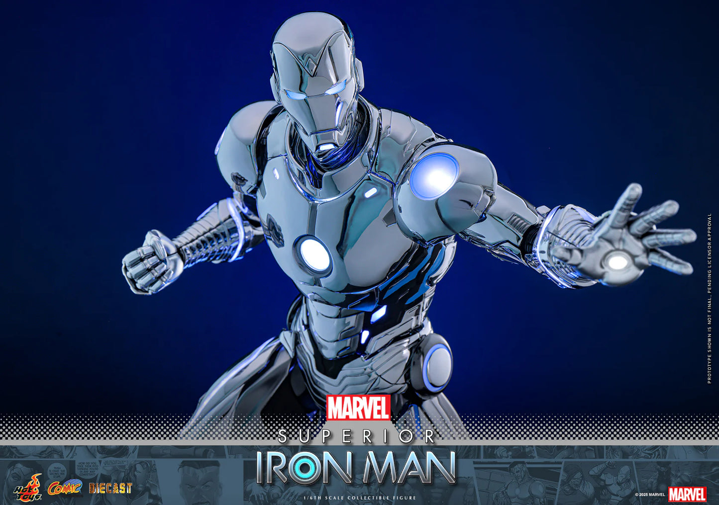 Marvel Hot Toys Ultimate Iron Man Tony Stark (Special Edition) CMS026D73B Licensed Action Figure