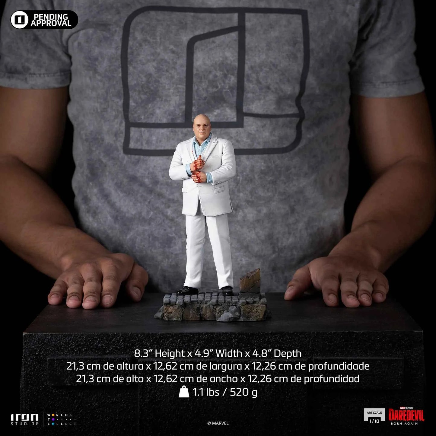 Marvel Iron Studio Daredevil Born Again Kingpin MARCAS125125-10 Licensed Resin Statue
