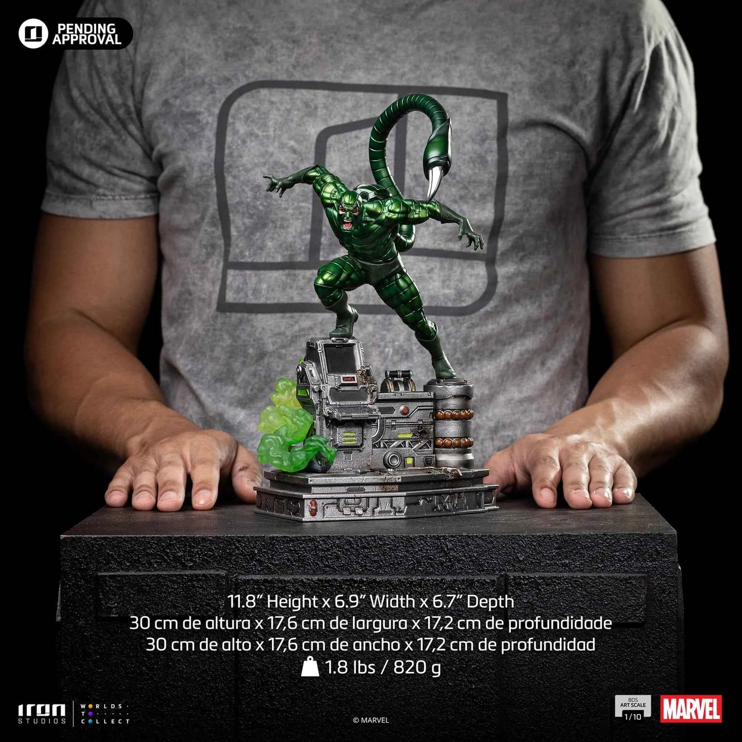 Marvel Iron Studio Scorpion Spider-Man vs Villains Diorama MARCAS128925-10 1/10 Licensed Resin Statue