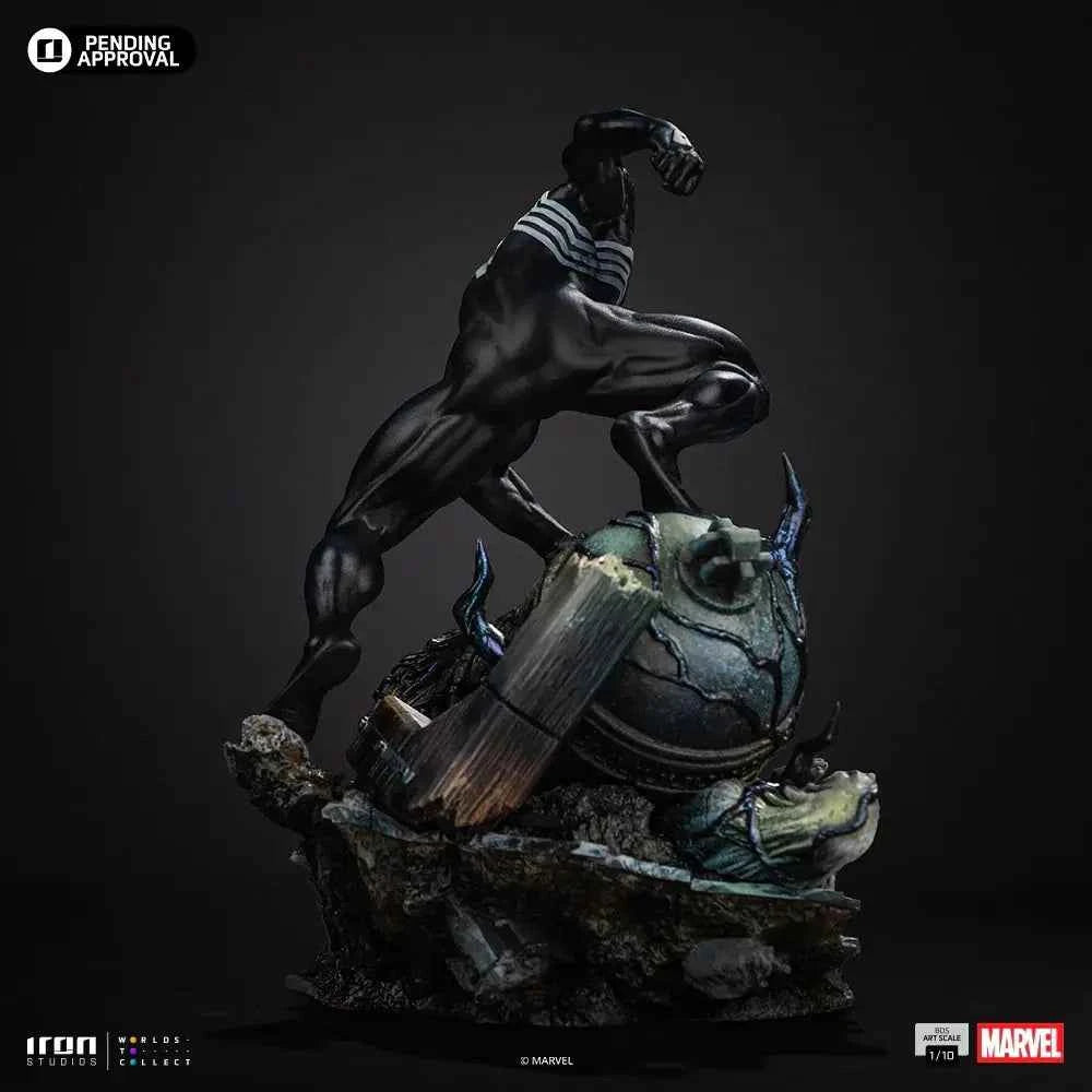Marvel Iron Studio Spider Man Black Costume Series 7 Art Scale 1/10 Licensed Resin Statue