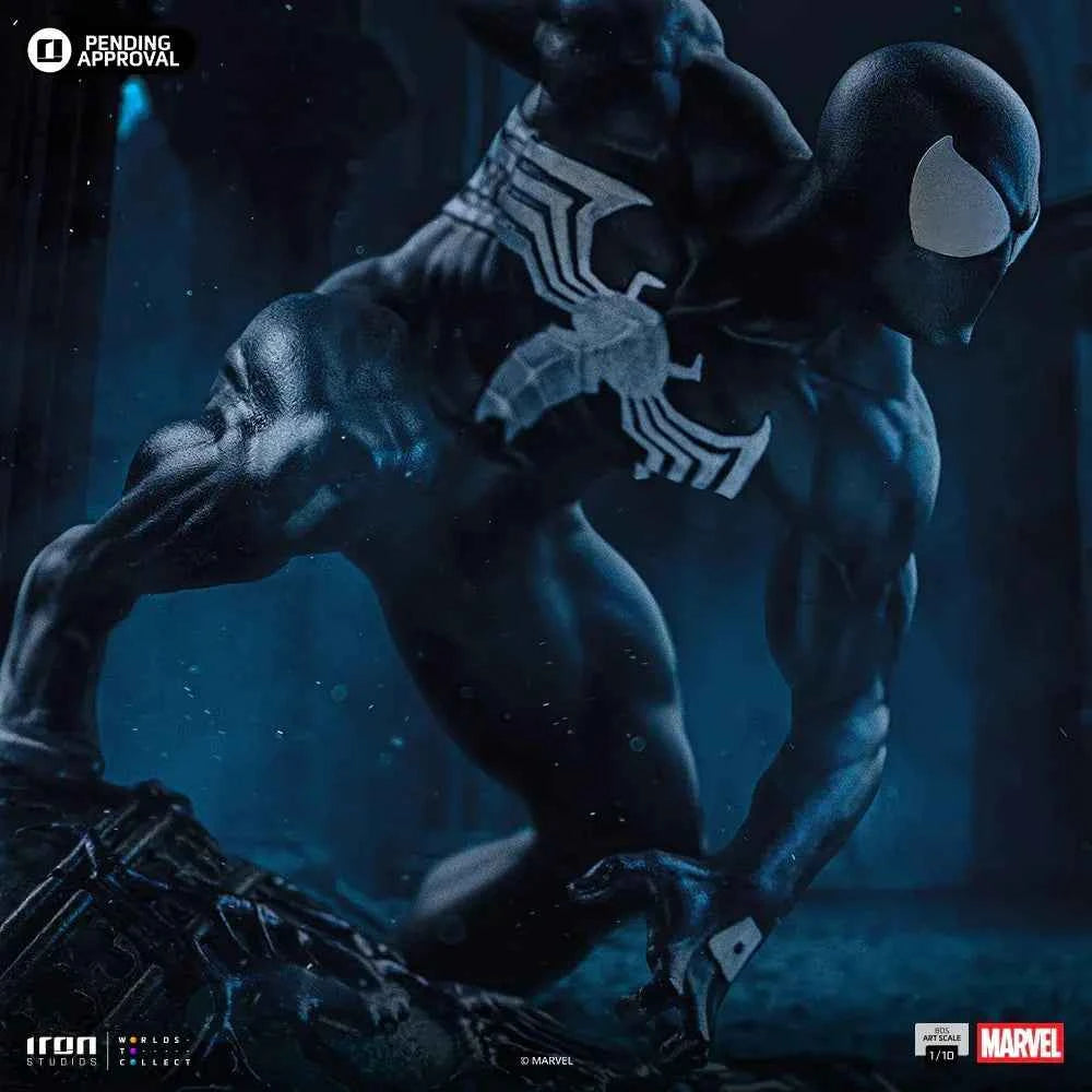 Marvel Iron Studio Spider Man Black Costume Series 7 Art Scale 1/10 Licensed Resin Statue