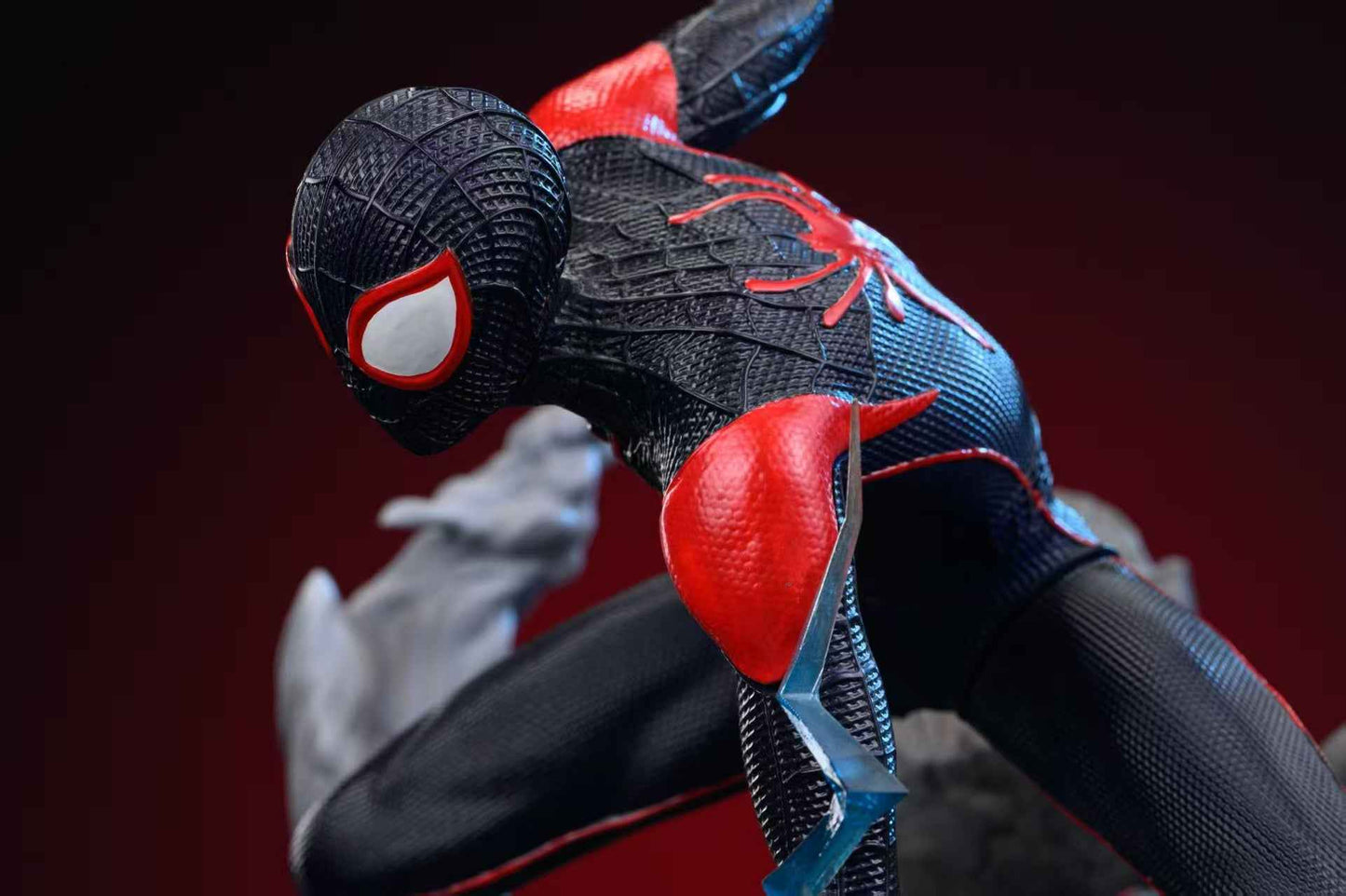 Marvel Linghang Studio Spider Man Miles Morales Resin Statue