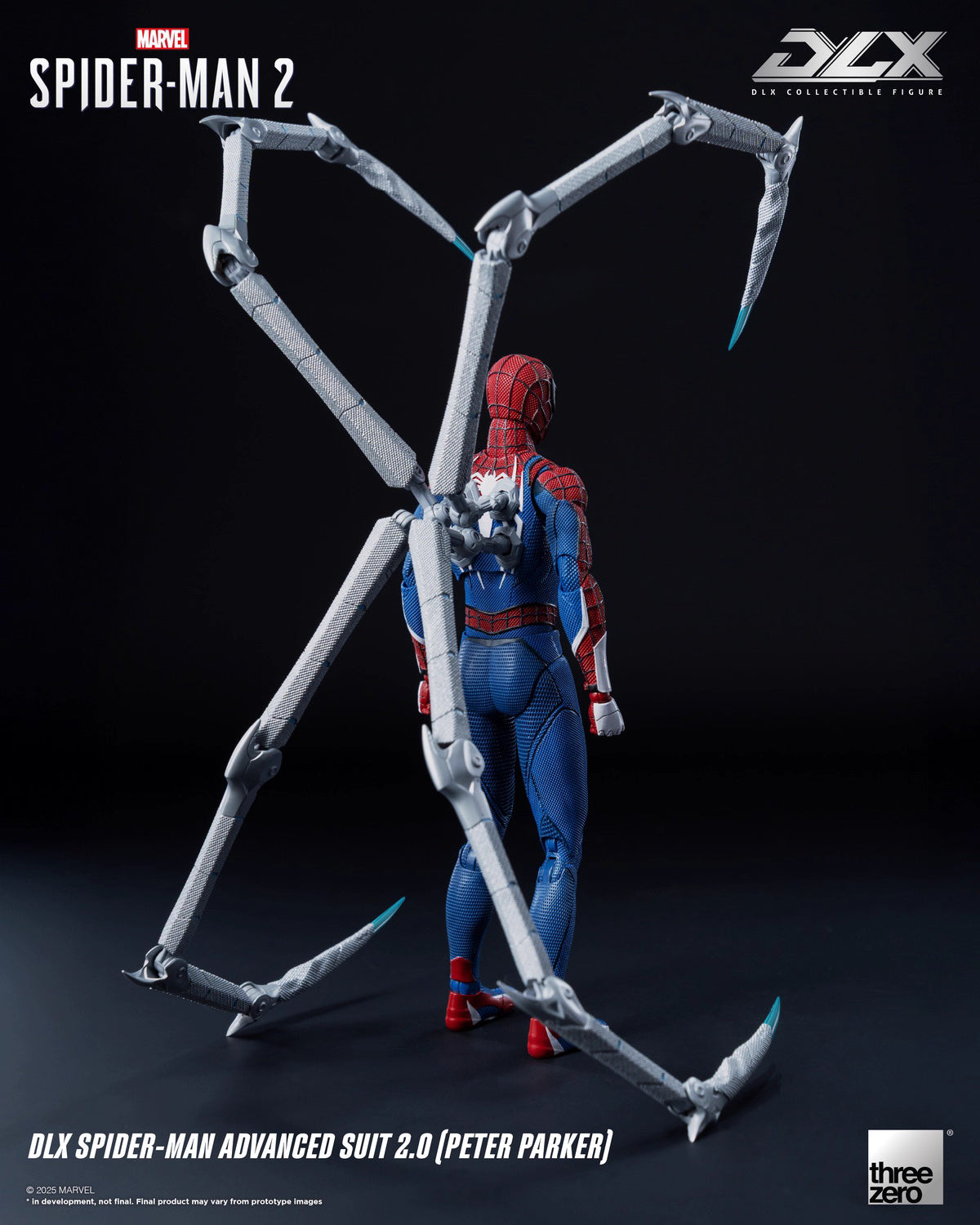 Marvel Threezero DLX Series Spider-Man Upgraded Suit 2.0 3Z09360C0 Licensed Action Figure