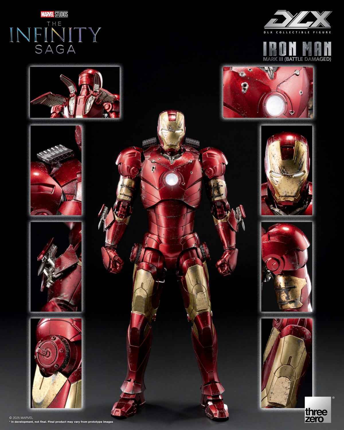 Marvel Threezero Iron Man 3Z09160C0 Licensed Action Figure