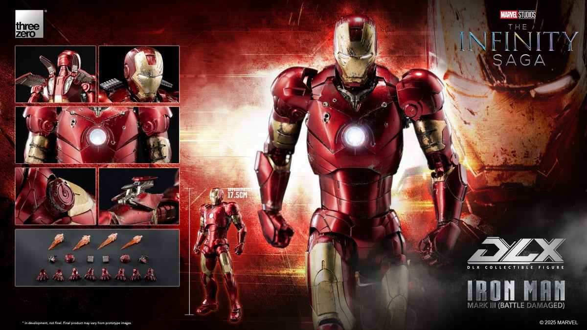 Marvel Threezero Iron Man 3Z09160C0 Licensed Action Figure