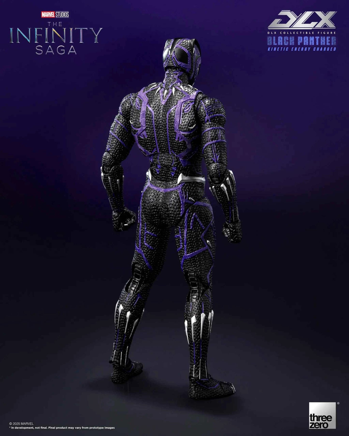 Marvel Threezero The Infinity Saga DLX Black Panther Kinetic Energy Recharge 3Z08210C0 Licensed Action Figure