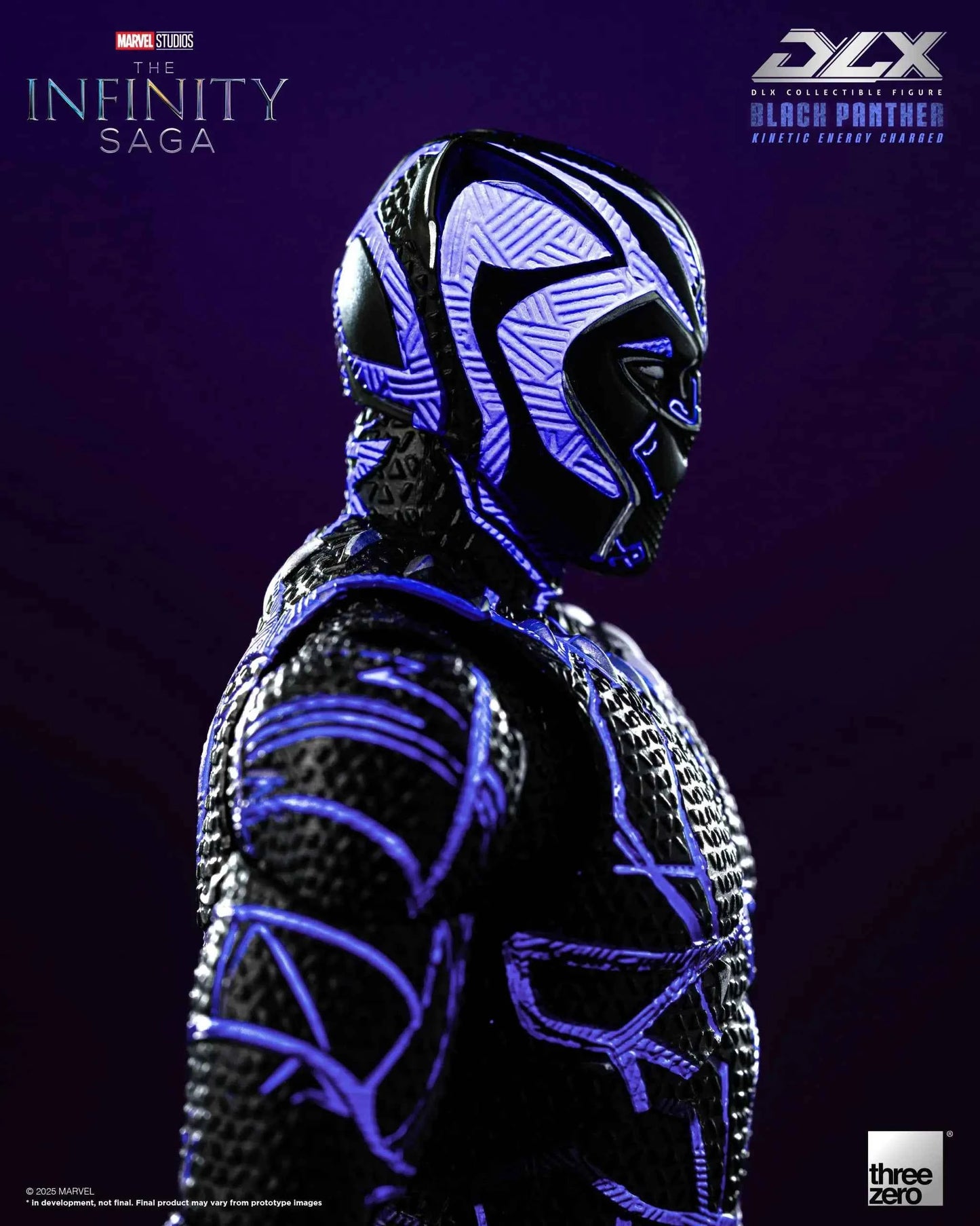 Marvel Threezero The Infinity Saga DLX Black Panther Kinetic Energy Recharge 3Z08210C0 Licensed Action Figure