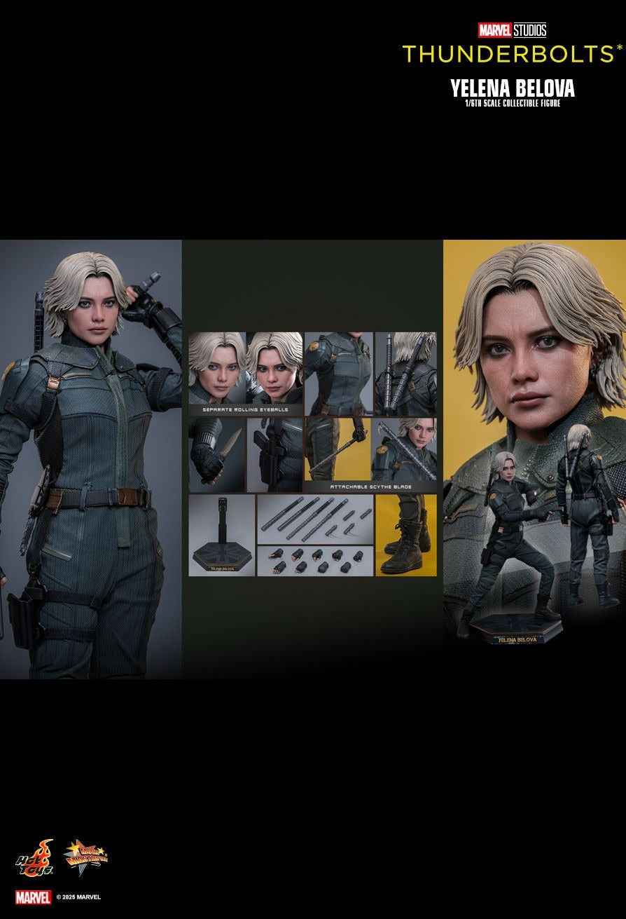 Marvel Thunderbolts Hot Toys Yelena Belova Licensed Action Figure