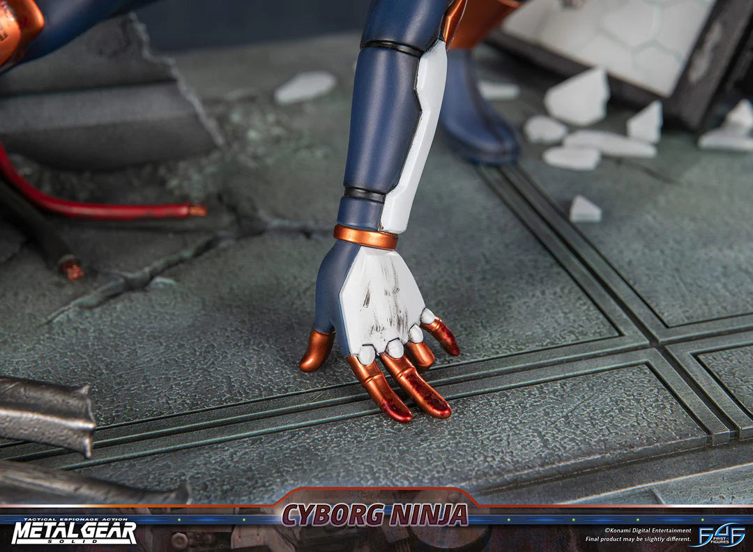 Metal Gear Solid First 4 Figures Cyborg Ninja Gray Fox MGSCNST Licensed Resin Statue