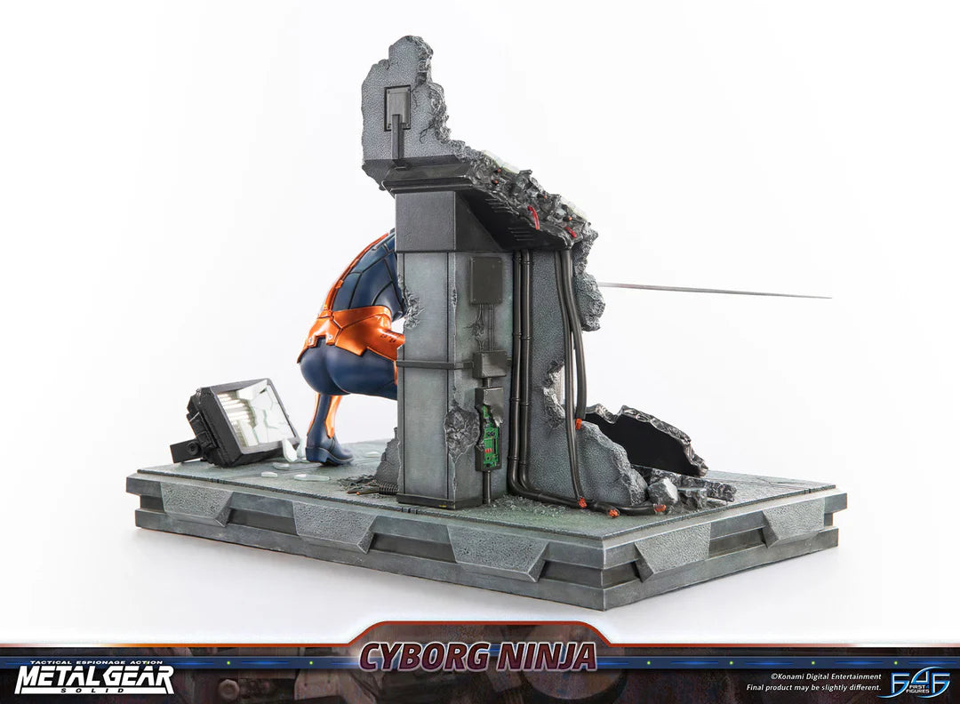 Metal Gear Solid First 4 Figures Cyborg Ninja Gray Fox MGSCNST Licensed Resin Statue