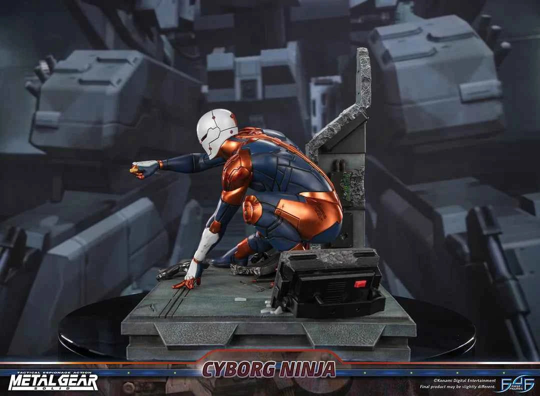 Metal Gear Solid First 4 Figures Cyborg Ninja Gray Fox MGSCNST Licensed Resin Statue