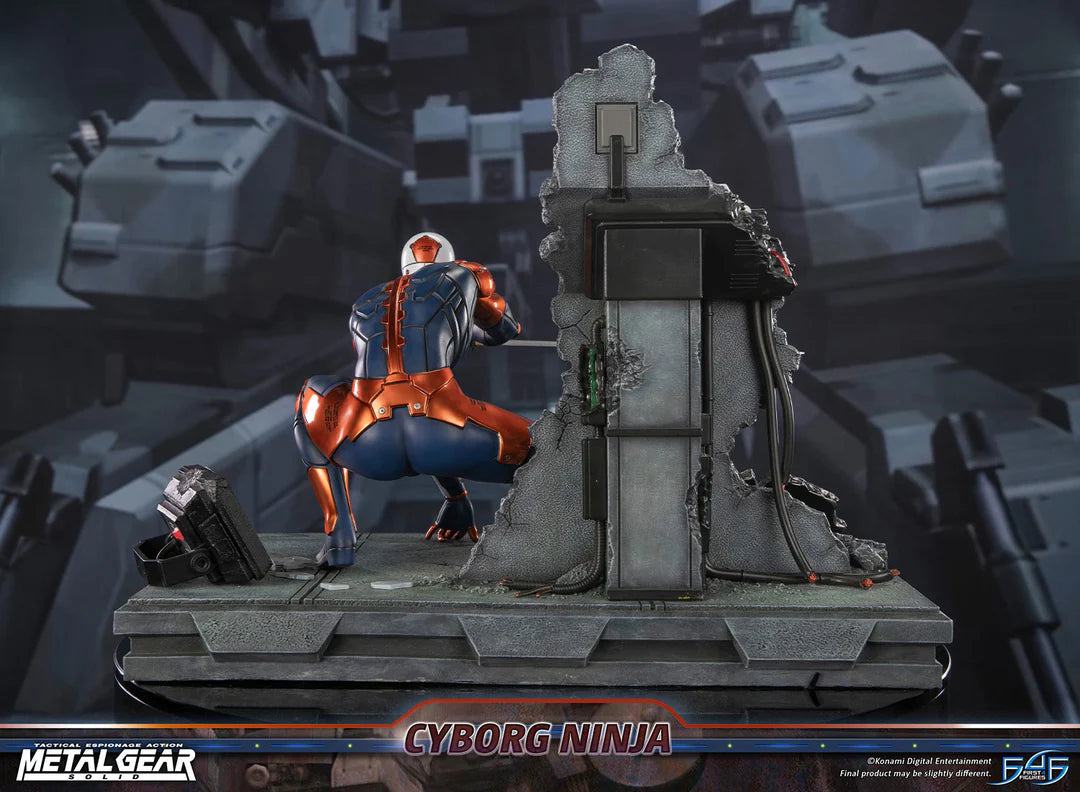 Metal Gear Solid First 4 Figures Cyborg Ninja Gray Fox MGSCNST Licensed Resin Statue