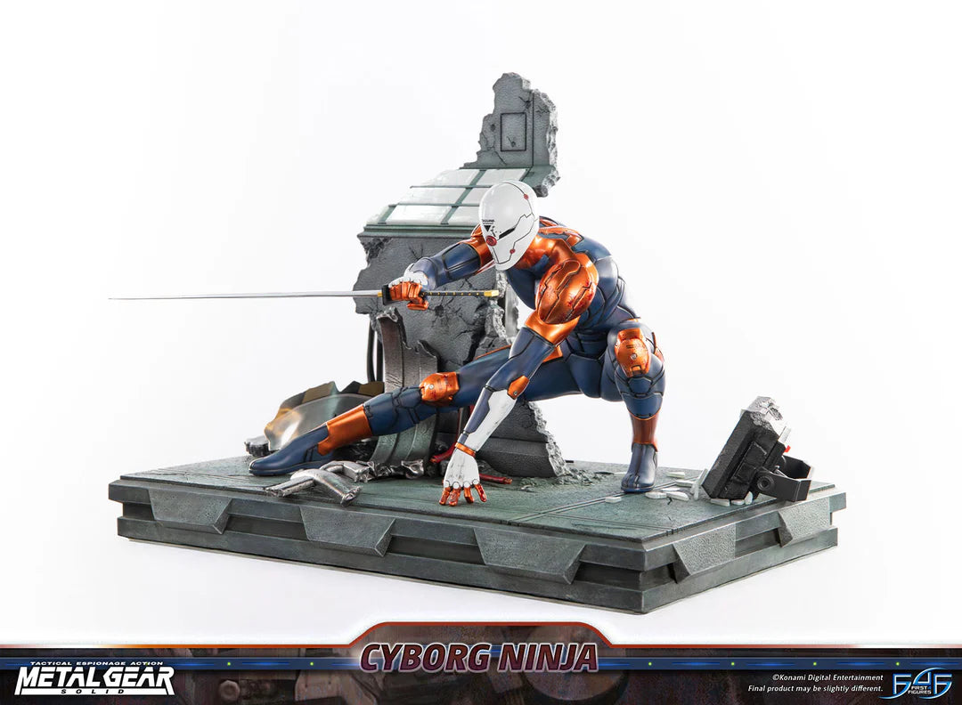 Metal Gear Solid First 4 Figures Cyborg Ninja Gray Fox MGSCNST Licensed Resin Statue