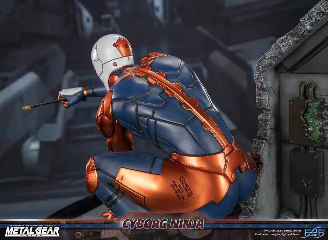 Metal Gear Solid First 4 Figures Cyborg Ninja Gray Fox MGSCNST Licensed Resin Statue