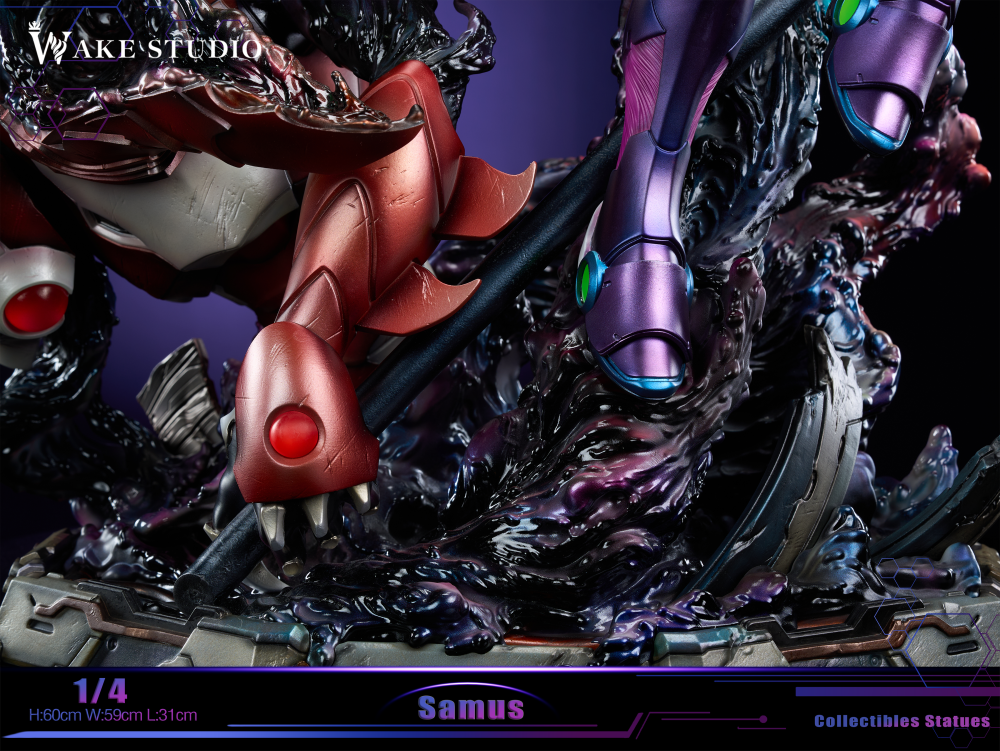 Metroid Wake Studio Samus Resin Statue