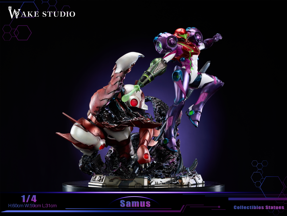 Metroid Wake Studio Samus Resin Statue