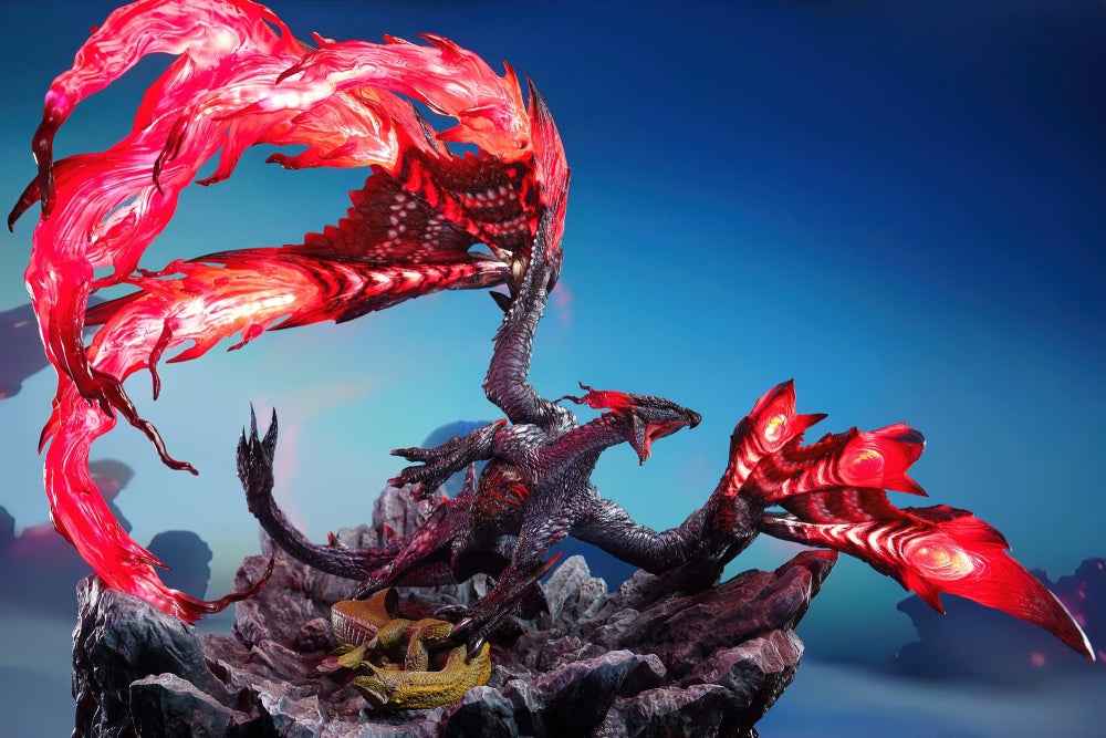 Monster Hunter Dragon Frontier Studio Valstrax Resin Statue