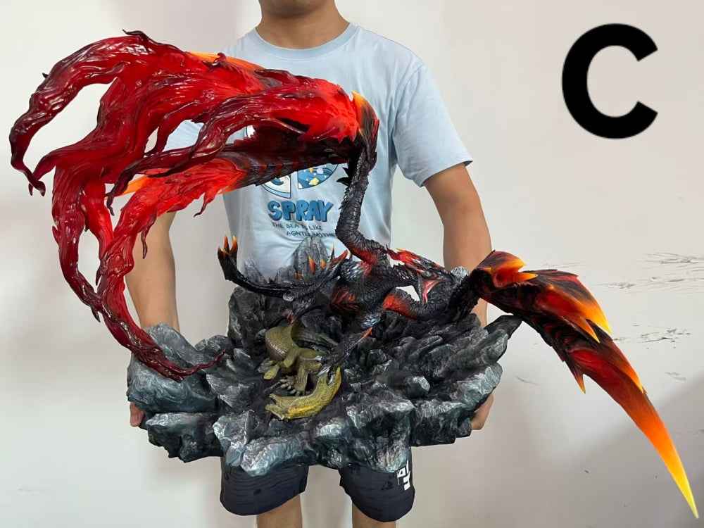 Monster Hunter Dragon Frontier Studio Valstrax Resin Statue