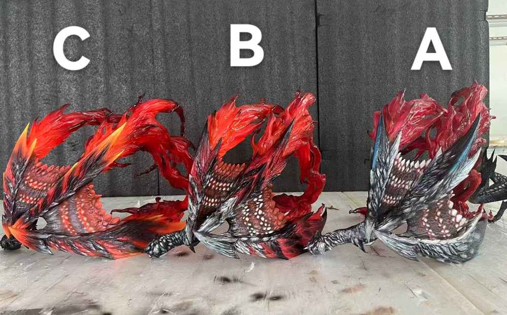 Monster Hunter Dragon Frontier Studio Valstrax Resin Statue