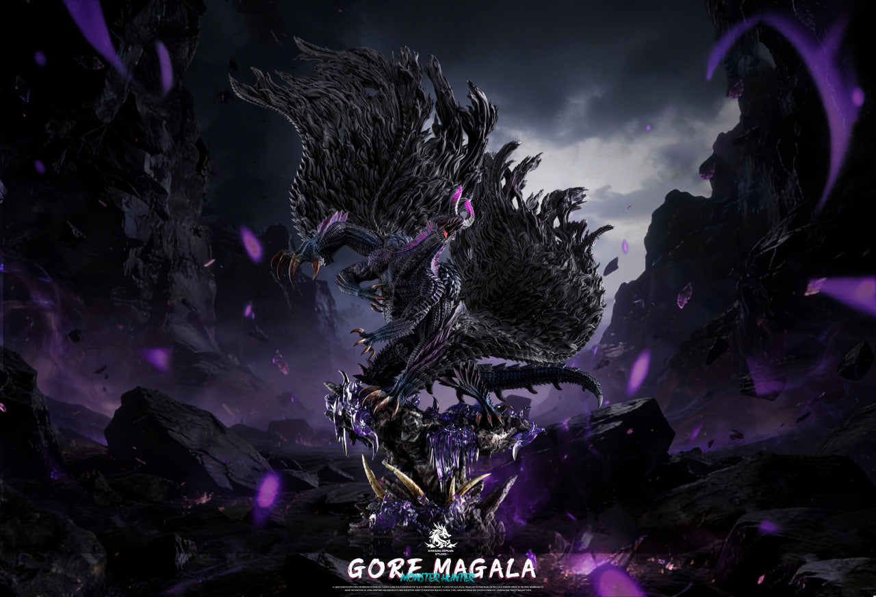 Monster Hunter Dragon Realm Studio Gore Magala Resin Statue