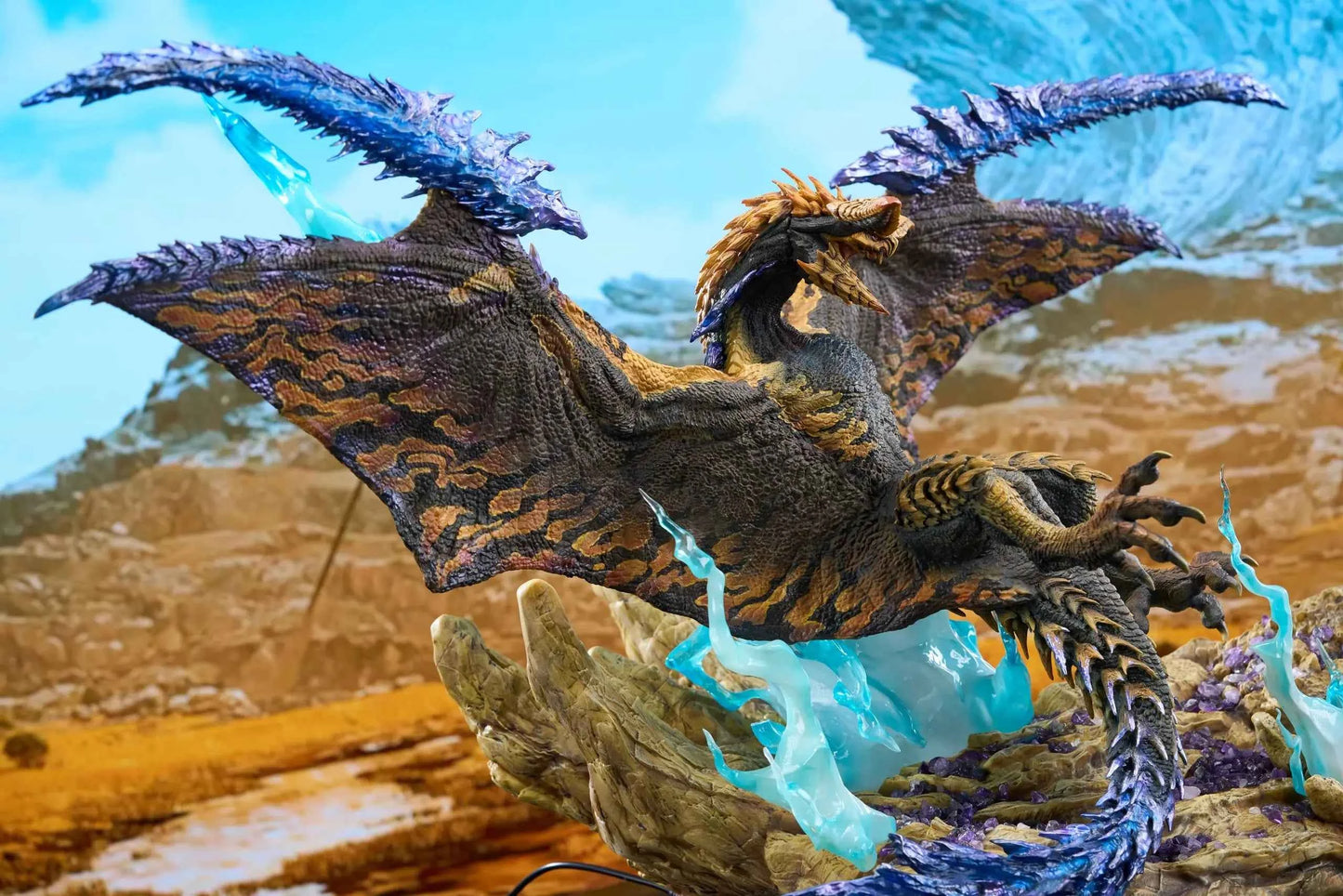 Monster Hunter Roaring Wild Studio Limited Rey Dau Resin Statue