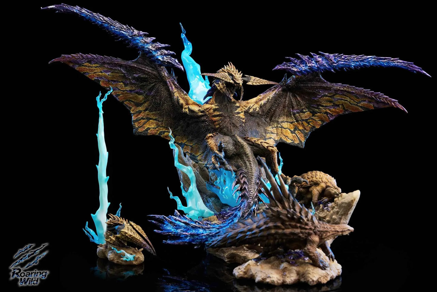 Monster Hunter Roaring Wild Studio Limited Rey Dau Resin Statue