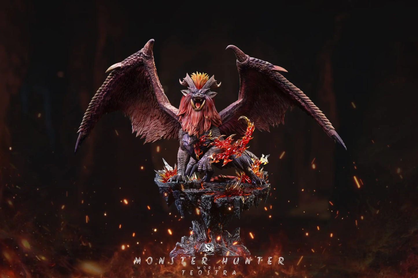 Monster Hunter S6 Studio Teostra Resin Statue