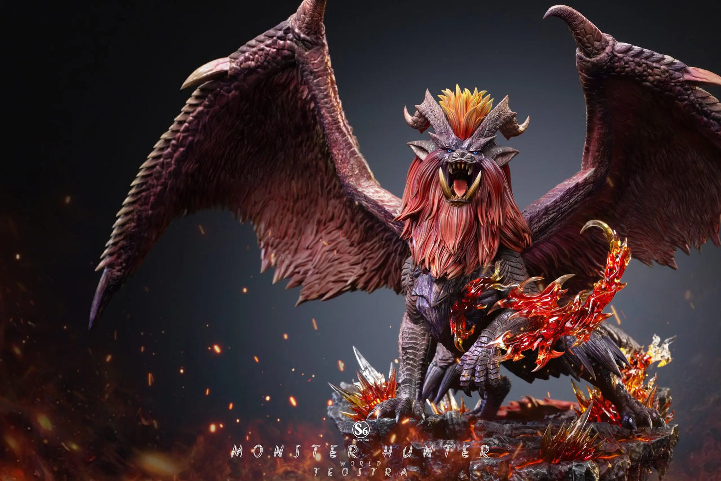 Monster Hunter S6 Studio Teostra Resin Statue