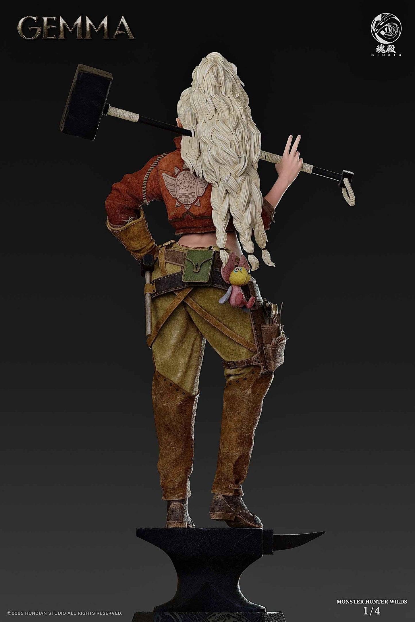 Monster Hunter ~ HunDian Studio ~ Gemma ~ Resin Statue - Santoryu Resins Collectors