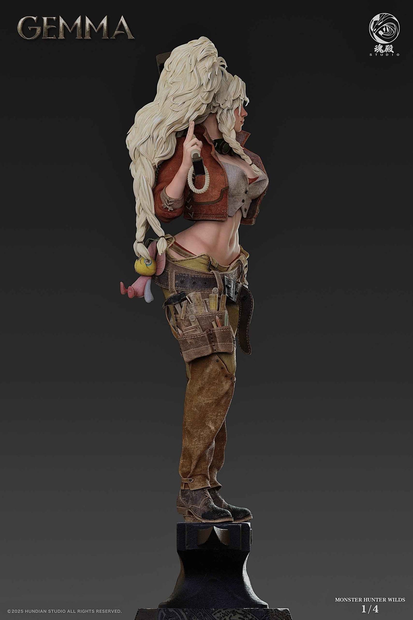 Monster Hunter ~ HunDian Studio ~ Gemma ~ Resin Statue - Santoryu Resins Collectors