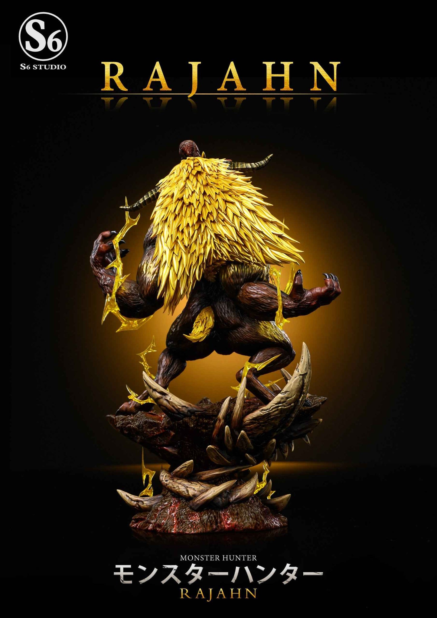 Monster Hunter ~ S6 Studio ~ Rajahn ~ Resin Statue - Santoryu Resins Collectors
