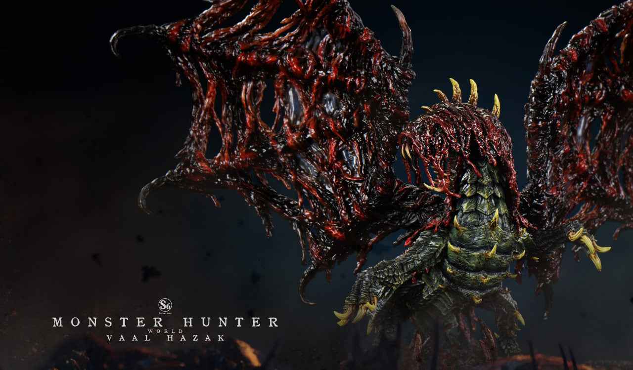 Monster Hunter S6 Studio Vaal Hazak Resin Statue