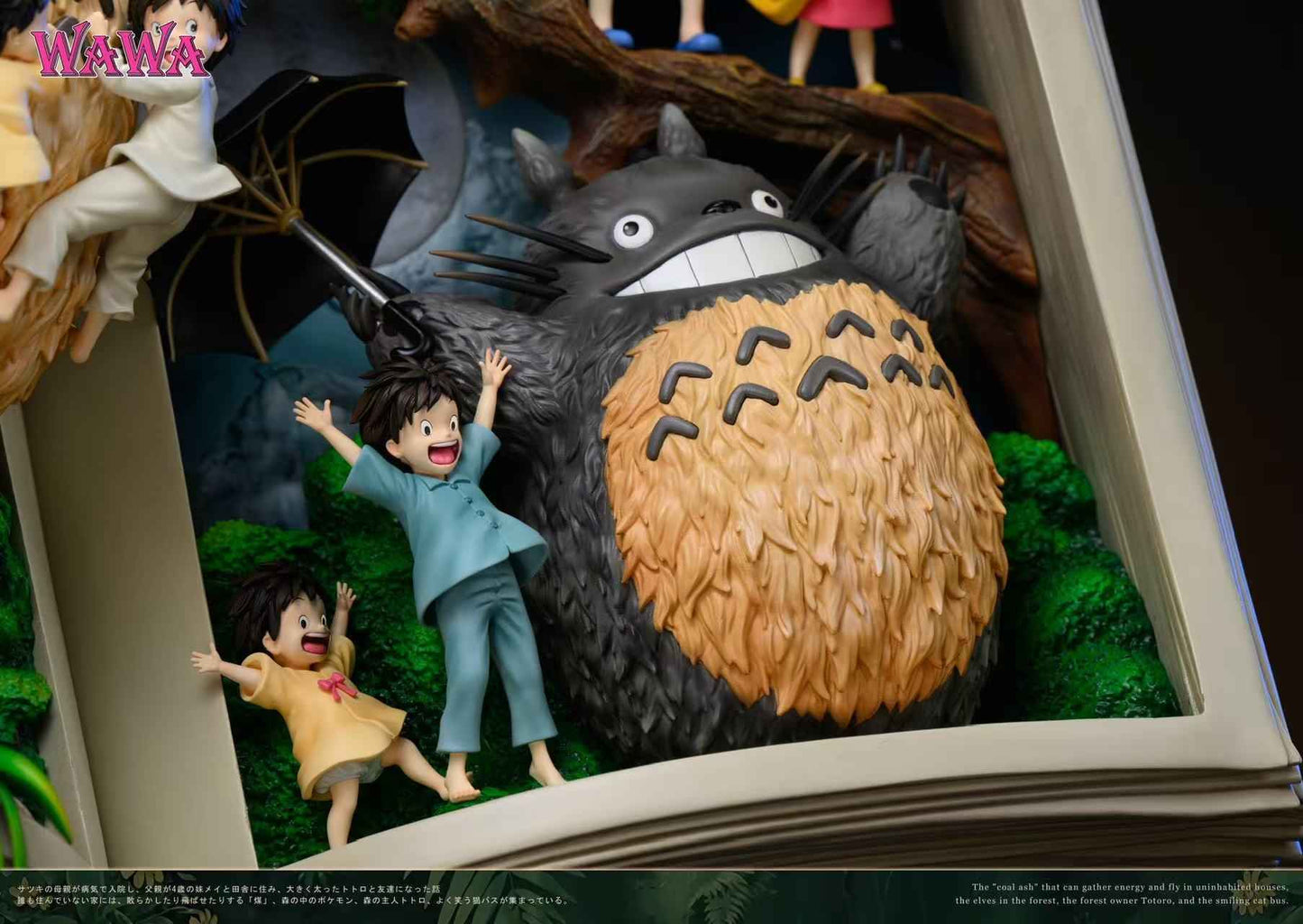 My Neighbor Totoro Wawa Studio Book Totoro Resin Statue (PayPal Fees and Shipping Costs Included)