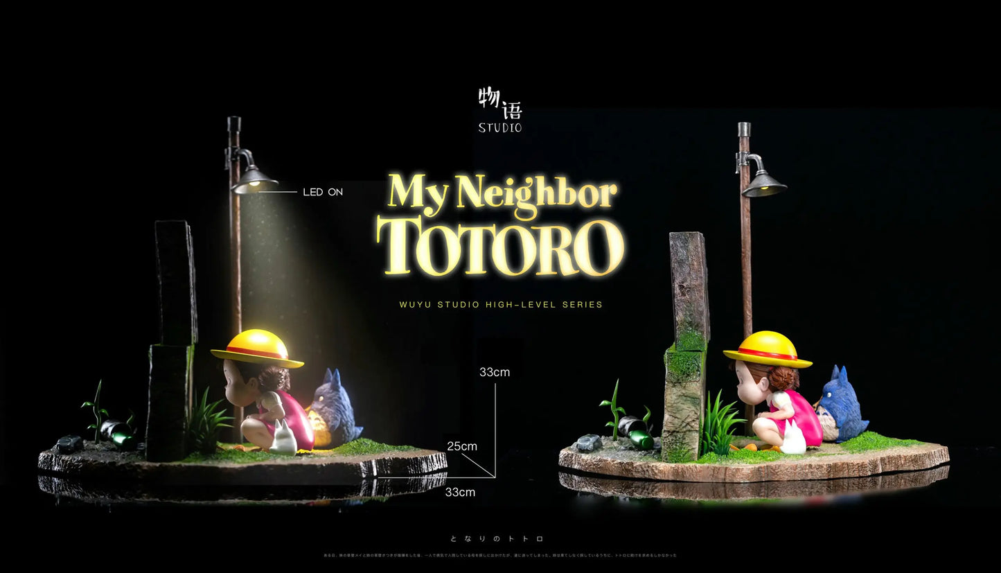 My Neighbor Totoro Wu Yu Studio Hayao Miyazaki The Happiest Search Mei Hide-and-Seek with Totoro Resin Statue