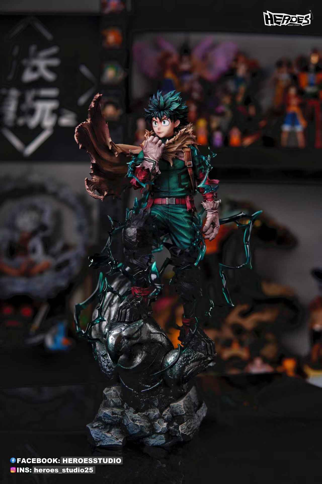 My Hero Academia Heroes Studio Izuku Midoriya Dark Deku 1/6 Resin Statue