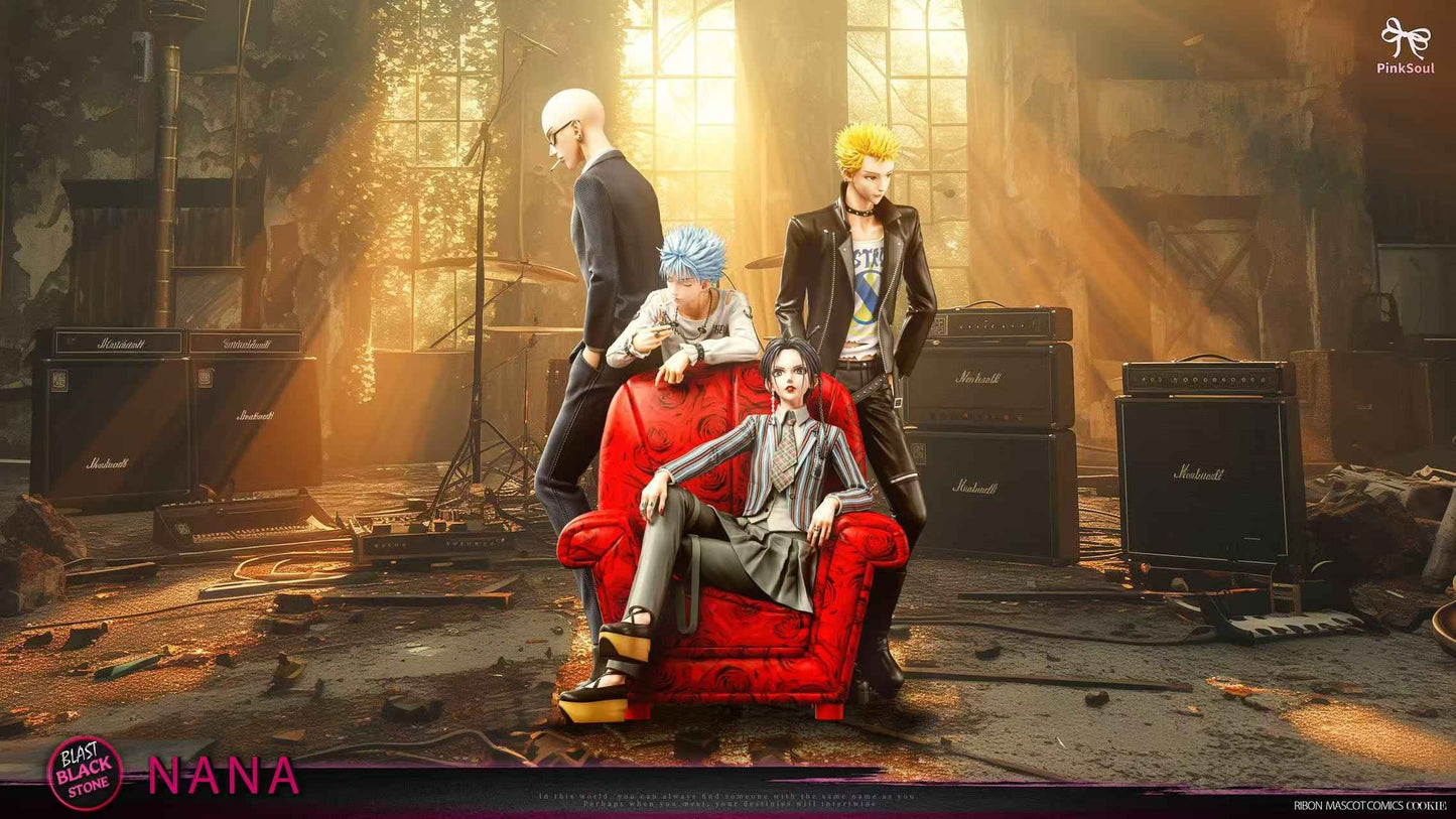 NANA Pinksoul Studio Nana Osaki X Yasushi Takagi X Nobuo Terashima X Shinichi Okazaki Resin Statue